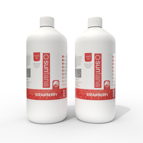 Rapid Tan - 2000ml Aardbei-Vanille (2 x 1000ml)