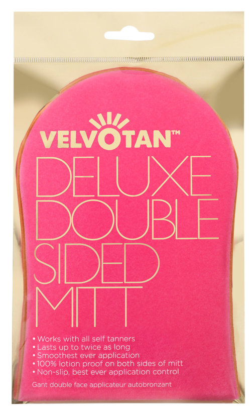 Velvotan™  Deluxe Dubbelzijdige Tanning Handschoen